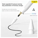 BP 17 Μαγνητική Γραφίδα Αφής Pen Stylus Universal - Λευκό