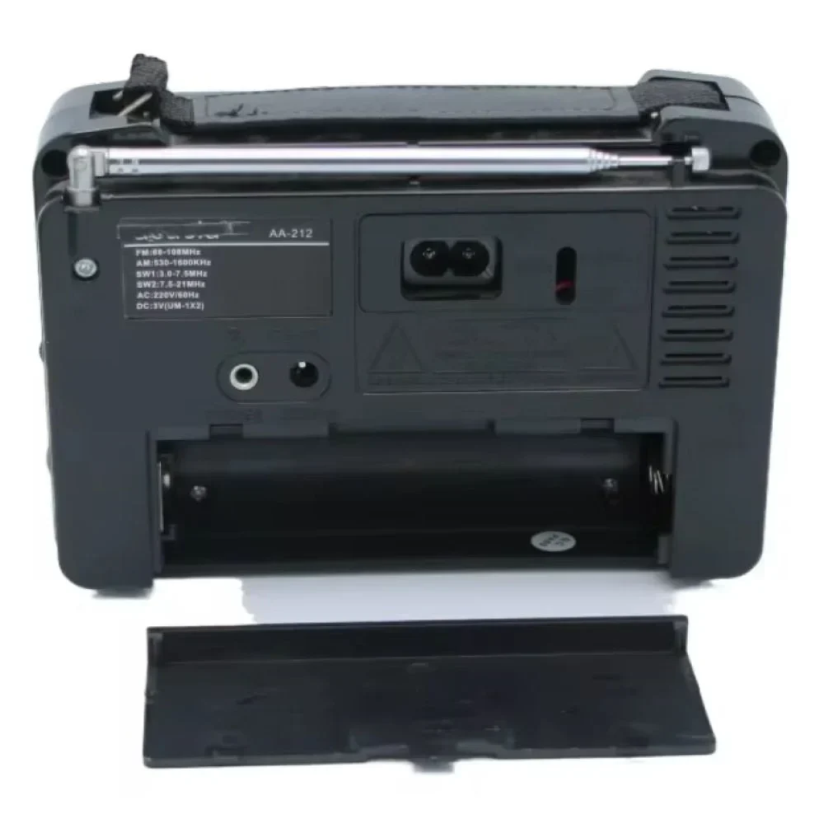 Cmik MK-212 Φορητό Ραδιόφωνο Ρεύματος / Μπαταρίας Μαύρο