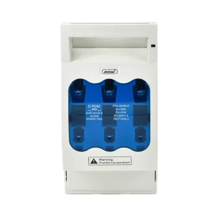 Διακόπτης απομόνωσης κυκλώματος 100A 690V Andowl Q-RD40 – λευκό