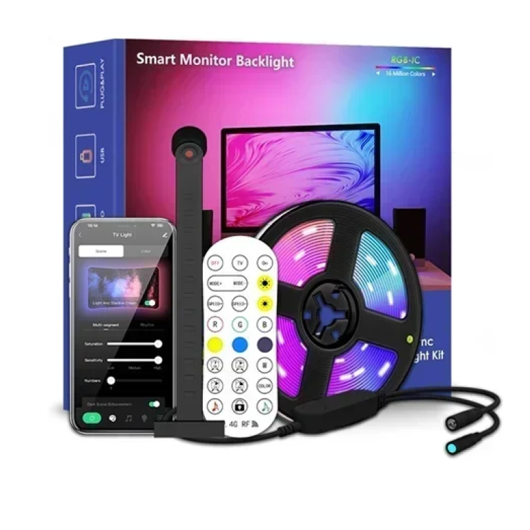 Διακοσμητική ταινία LED RGB με τηλεχειριστήριο 55-65'' SP043-TV