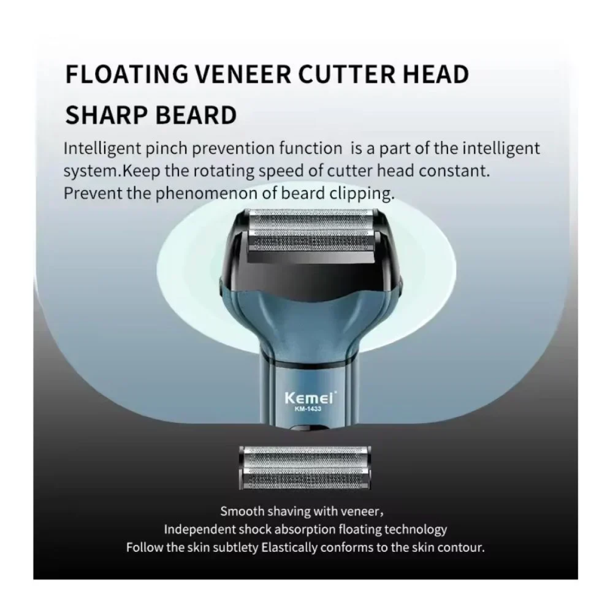 Επαναφορτιζόμενη Ξυριστική Μηχανή – Trimmer KEMEI KM-1433