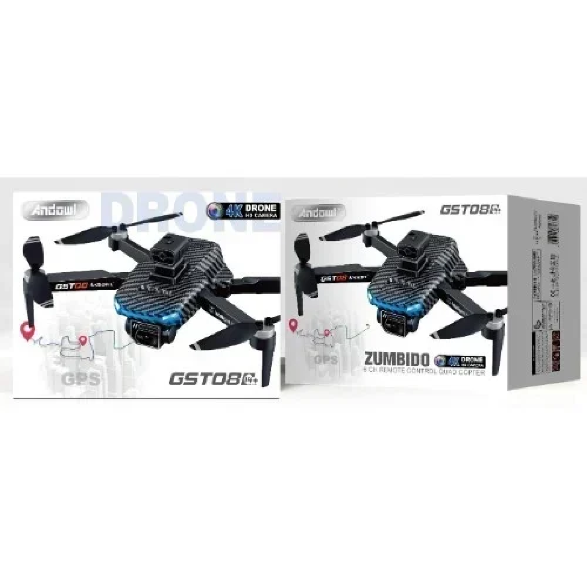 Επαγγελματικό Drone Λήψης & Εγγραφής 4Κ HD Andowl GST08
