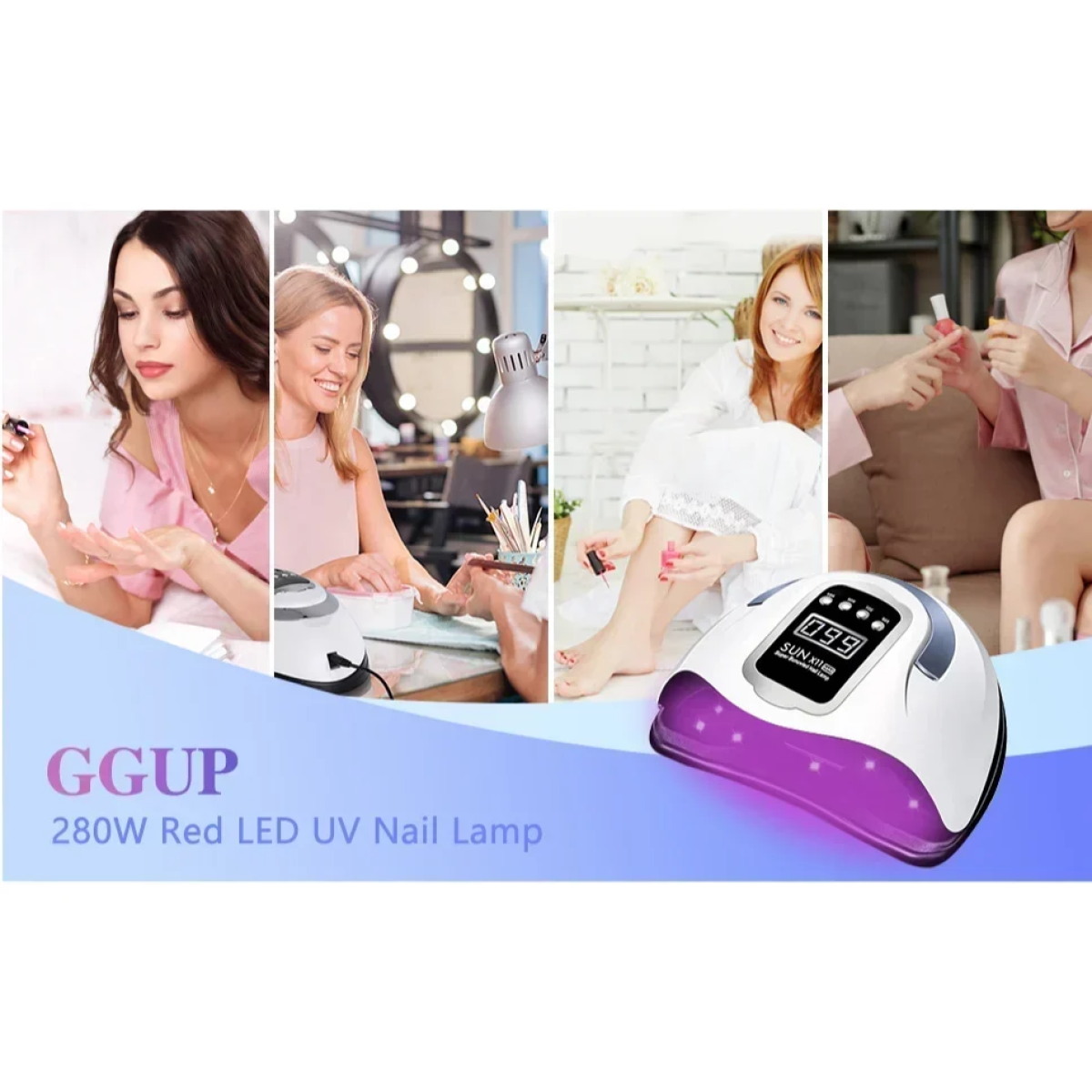 Επαγγελματικό φουρνάκι νυχιών UV LED Sun L2 Plus 248W Μαύρο