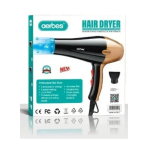 Επαγγελματικό πιστολάκι μαλλιών 3200W Aerbes AB-CF06 μαύρο/χρυσό