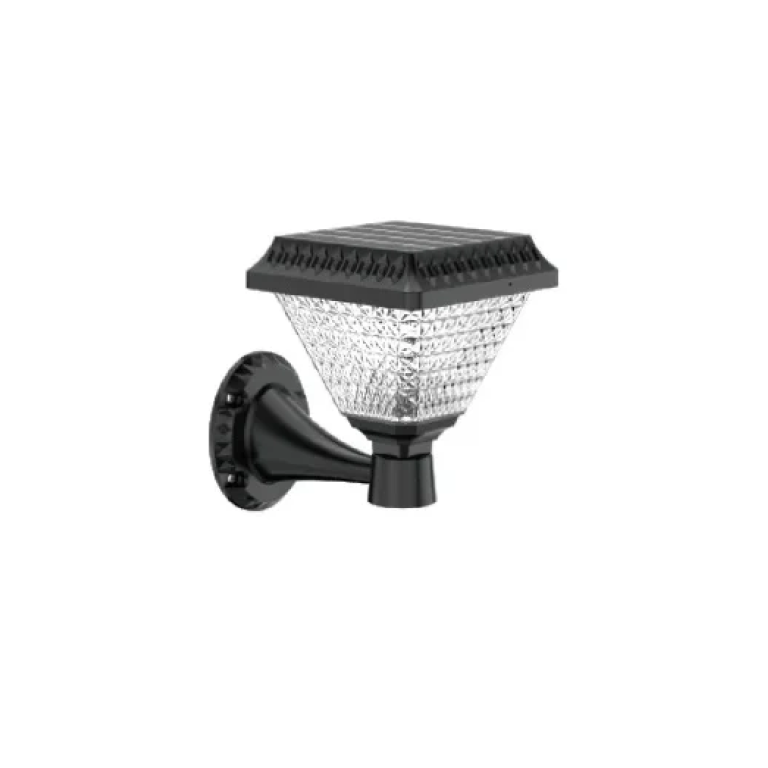 Επιτοίχιο ηλιακό φωτιστικό κήπου Solar Garden Light AB-TY135 μαύρο