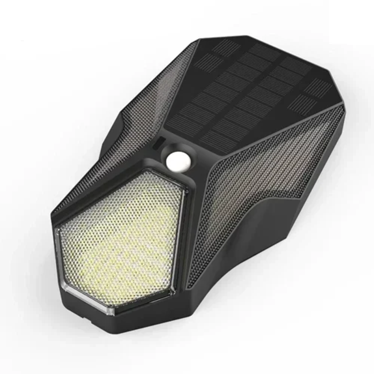 Επιτοίχιο ηλιακό φωτιστικό κήπου Solar Wall Light F8-8001 μαύρο - Image 3