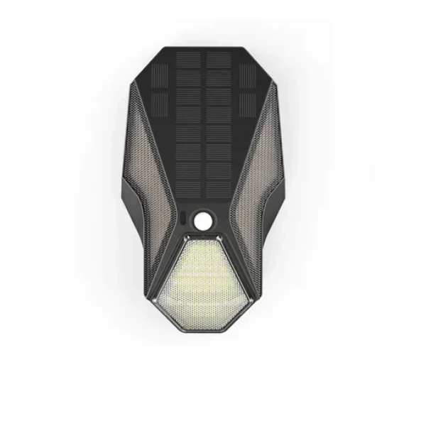 Επιτοίχιο ηλιακό φωτιστικό κήπου Solar Wall Light F8-8001 μαύρο
