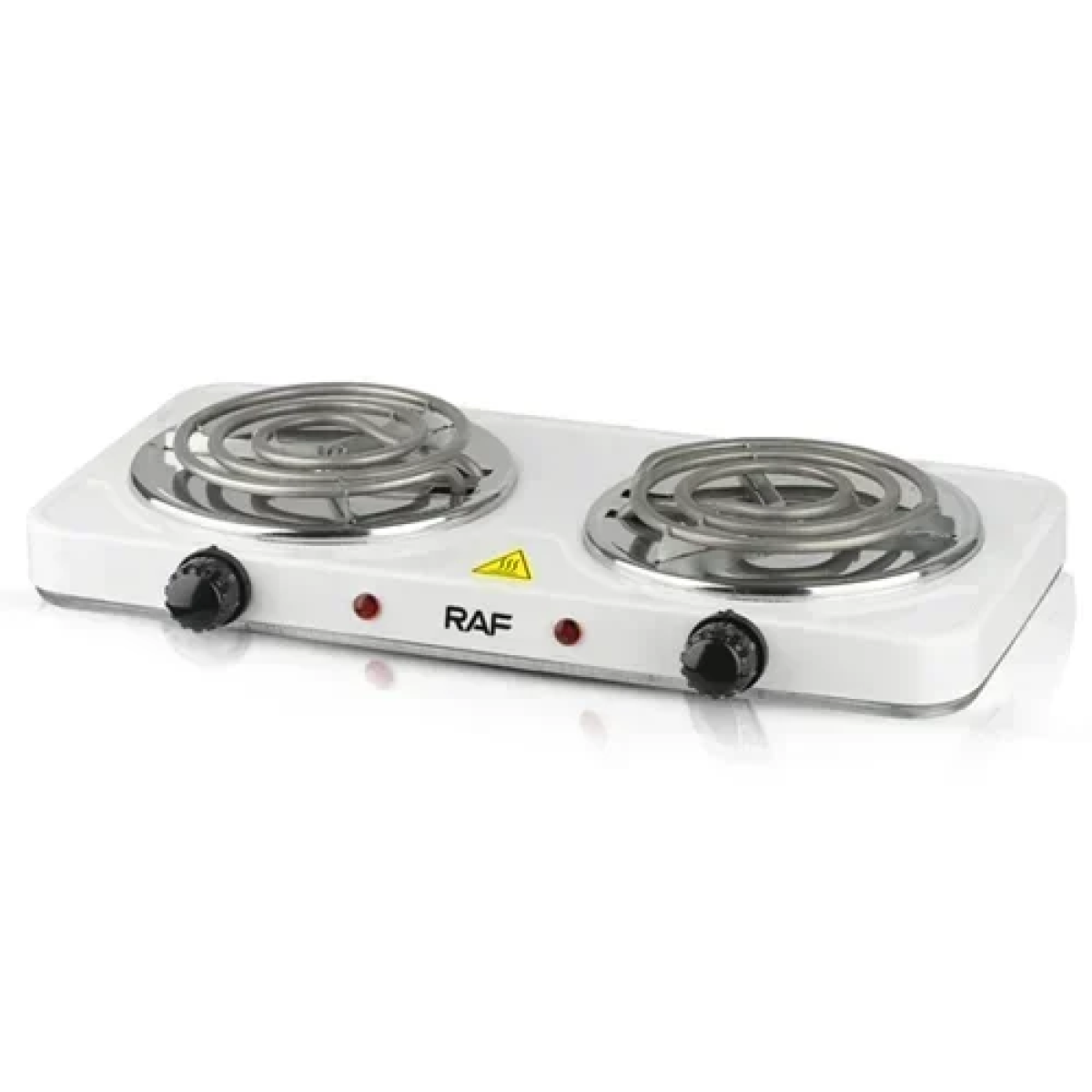 Επιτραπέζια εστία εμαγιέ διπλή 2000W RAF R.8020B λευκή - Image 4