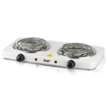 Επιτραπέζια εστία εμαγιέ διπλή 2000W RAF R.8020B λευκή - Image 4