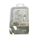EV-8021 Type-C Handsfree Ακουστικά με Βύσμα USB-C Λευκό