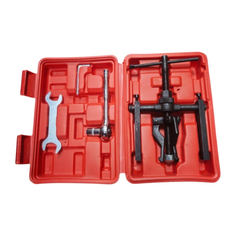 Εξολκέας εσωτερικών ρουλεμάν για τροχαλία τροχού αυτοκινήτου 3 σιαγόνων + γέφυρα με θήκη μεταφοράς