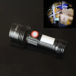 Φακός χειρός LED Emergency Light Flashlight SY-2111 μαύρο - Image 4