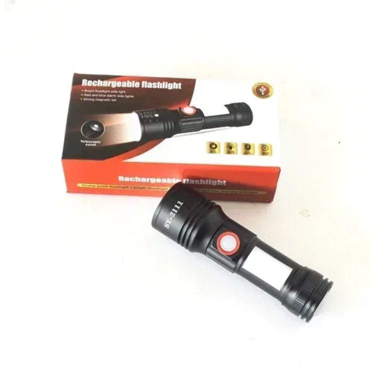Φακός χειρός LED Emergency Light Flashlight SY-2111 μαύρο