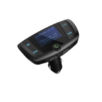 FM Transmitter αυτοκινήτου με Bluetooth και φορτιστή T38 - μαύρο