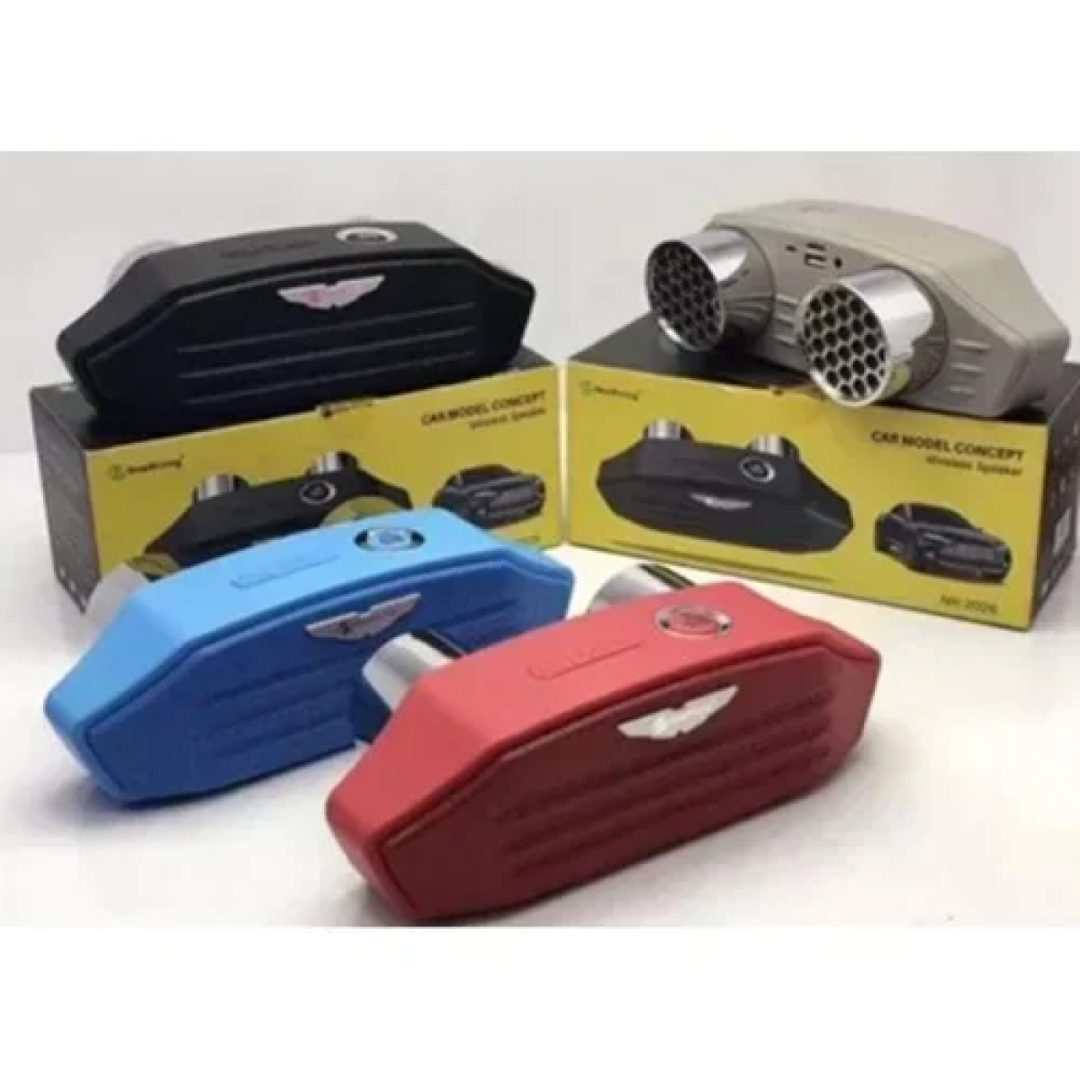 Φορητό ασύρματο ηχείο Bluetooth 10W με ραδιόφωνο NR-2026 κόκκινο - Image 2