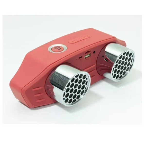 Φορητό ασύρματο ηχείο Bluetooth 10W με ραδιόφωνο NR-2026 κόκκινο