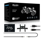 Φορητό ασύρματο ηχείο Bluetooth 9W Bluedio V μαύρο/ασημί - Image 4