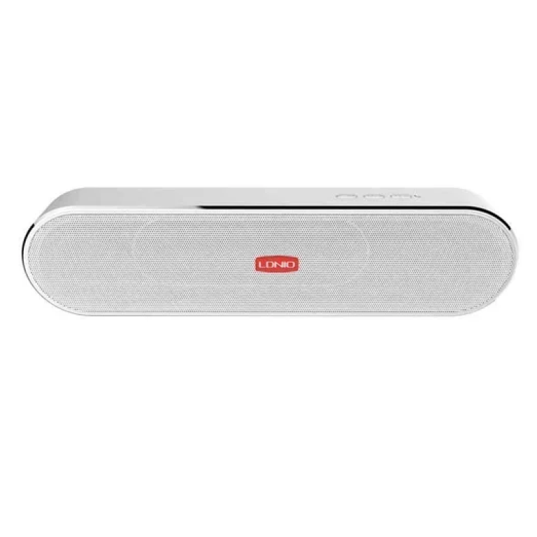 Φορητό ασύρματο ηχείο Bluetooth - Portable Bluetooth Speaker LDNIO BTS15 - λευκό/ασημί