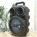 Φορητό Στερεοφωνικό Ασύρματο Ηχείο Karaoke USB Φόρτισης με Ενσύρματο Μικρόφωνο Bluetooth Speaker Μαύρο BT-2083