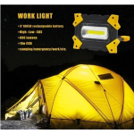 Φορητός προβολέας εργασίας 4500mAh Andowl Q-GZ10W μαύρο - Image 4