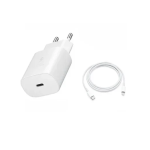Φορτιστής ταχείας φόρτισης 30W με καλώδιο Type-C to Lighting Andowl Q-PD8 λευκό