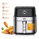 Φριτέζα αέρος με χωρητικότητα 8.0L Air fryer 1700W RAF R.5319 μαύρο/ασημί - Image 2