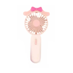 Hello Kitty Μίνι Φορητός Ανεμιστήρας USB Επαναφορτιζόμενος DD5637-ABCD, Ροζ