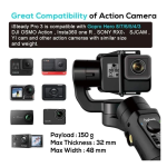 Hohem iSteady Pro4 3-axis action camera gimbal for Gopro Camera Hero 8/7/6/5/4