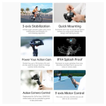 Hohem iSteady Pro4 3-axis action camera gimbal for Gopro Camera Hero 8/7/6/5/4