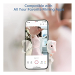 Hohem iSteady V2S Kit 3-axis Smartphone Gimbal με AI Αισθητήρα Λευκό