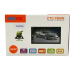 Ηχοσύστημα αυτοκινήτου με οθόνη 7'' Pervoi CTC-7808N - μαύρο - Image 2