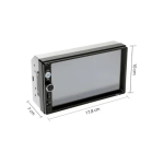 Ηχοσύστημα αυτοκινήτου με οθόνη αφής 7'' 2DIN (Bluetooth/USB/AUX) Pervoi CTC-7010 - Image 3
