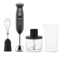 Ηλεκτρικό μπλέντερ χειρός 4 σε 1 Blender Set RAF R.327 μαύρο