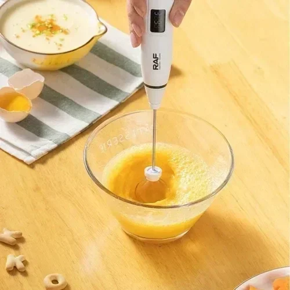 Ηλεκτρικό σύρμα αυγών - Electric Egg Whisk 20W RAF R.322 λευκό - Image 2