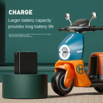 Ηλεκτροκίνητη παιδική μηχανή Vespa για ηλικίες 2-5 ετών Y-MB6129-B μωβ-φούξια - Image 2