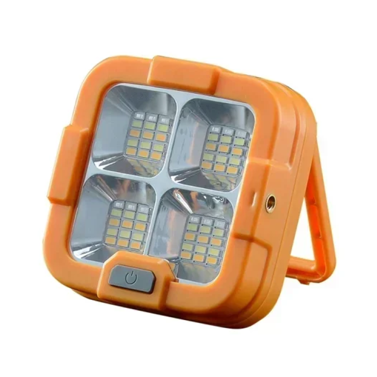 Ηλιακός φακός εργασίας/έκτακτης ανάγκης/camping LED T05 - πορτοκαλί