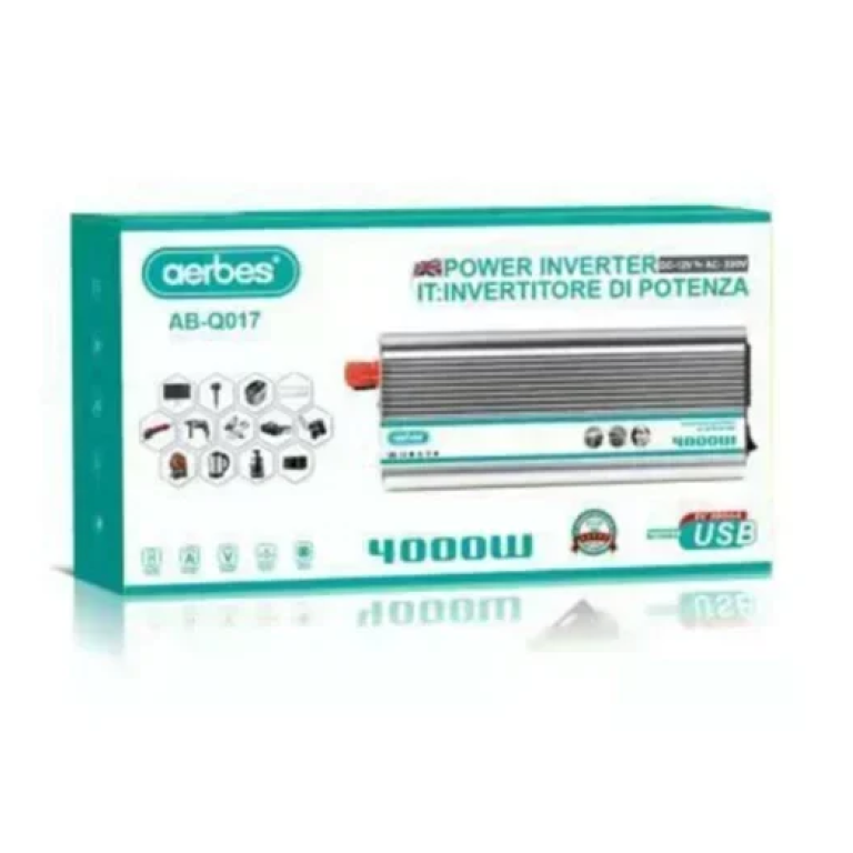Inverter 4000W 12V DC to AC Inverter Aerbes AB-Q017