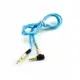 Καλώδιο επέκτασης ήχου 3.5mm male - 3.5mm male 1m Andowl Q-T201 γαλάζιο