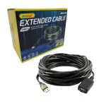 Καλώδιο USB-A male σε USB-A female 25m USB 2.0 Andowl Q-T05E μαύρο