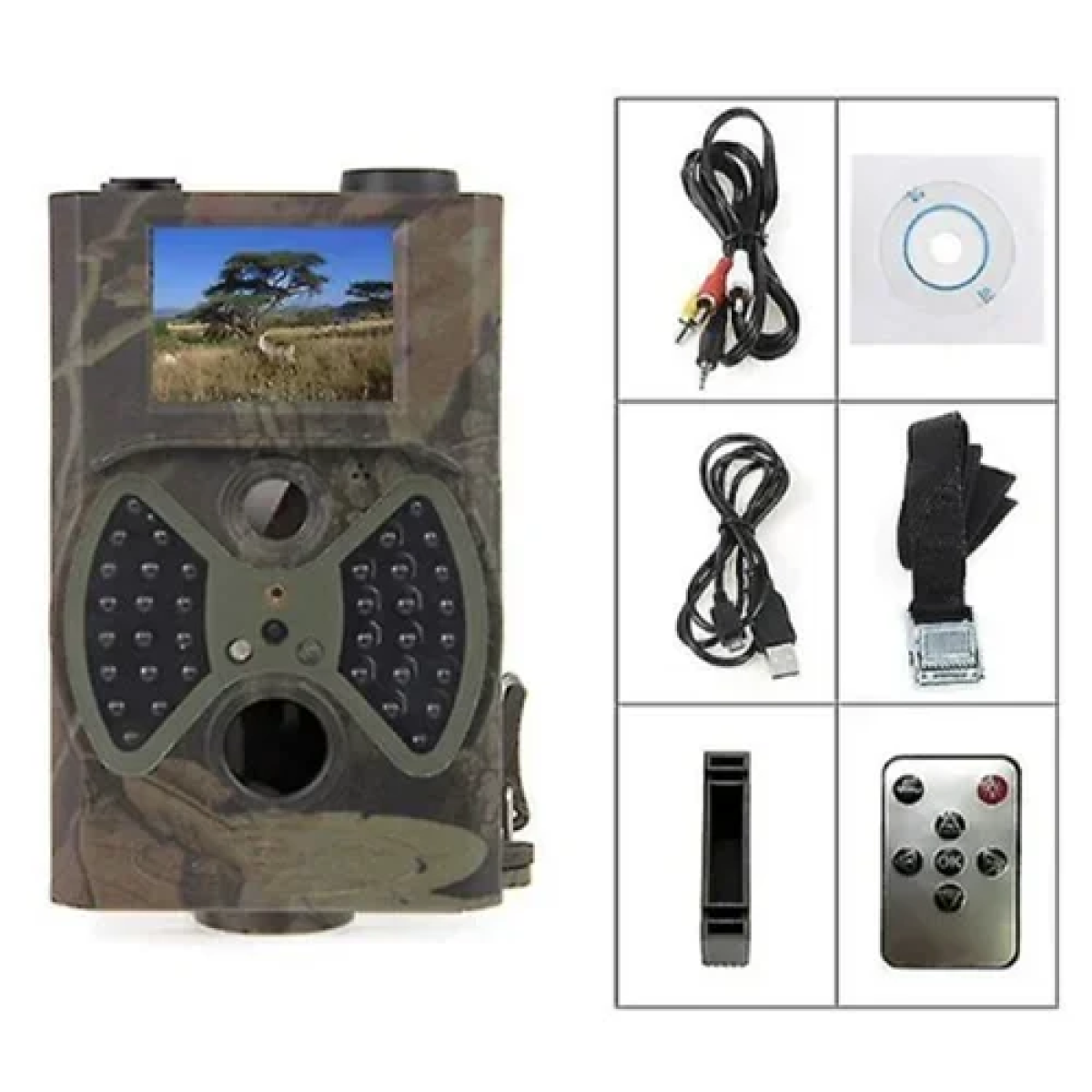 Κάμερα για εξερεύνηση άγριας φύσης Andowl Q-300M χακί - Image 3