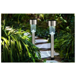 Καρφωτό Ηλιακό Φωτιστικό Φανάρι με Φωτοκύτταρο - Χρωμέ