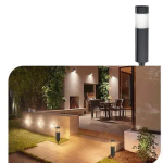 Καρφωτό ηλιακό φωτιστικό κήπου Solar Light μαύρο - Image 2