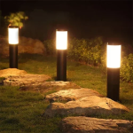 Καρφωτό ηλιακό φωτιστικό κήπου Solar Light μαύρο - Image 4