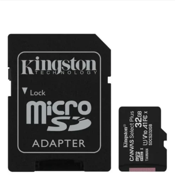 Kingston Canvas Select Plus microSDXC Με Αντάπτορα SDCS2-32GB (740617298680)