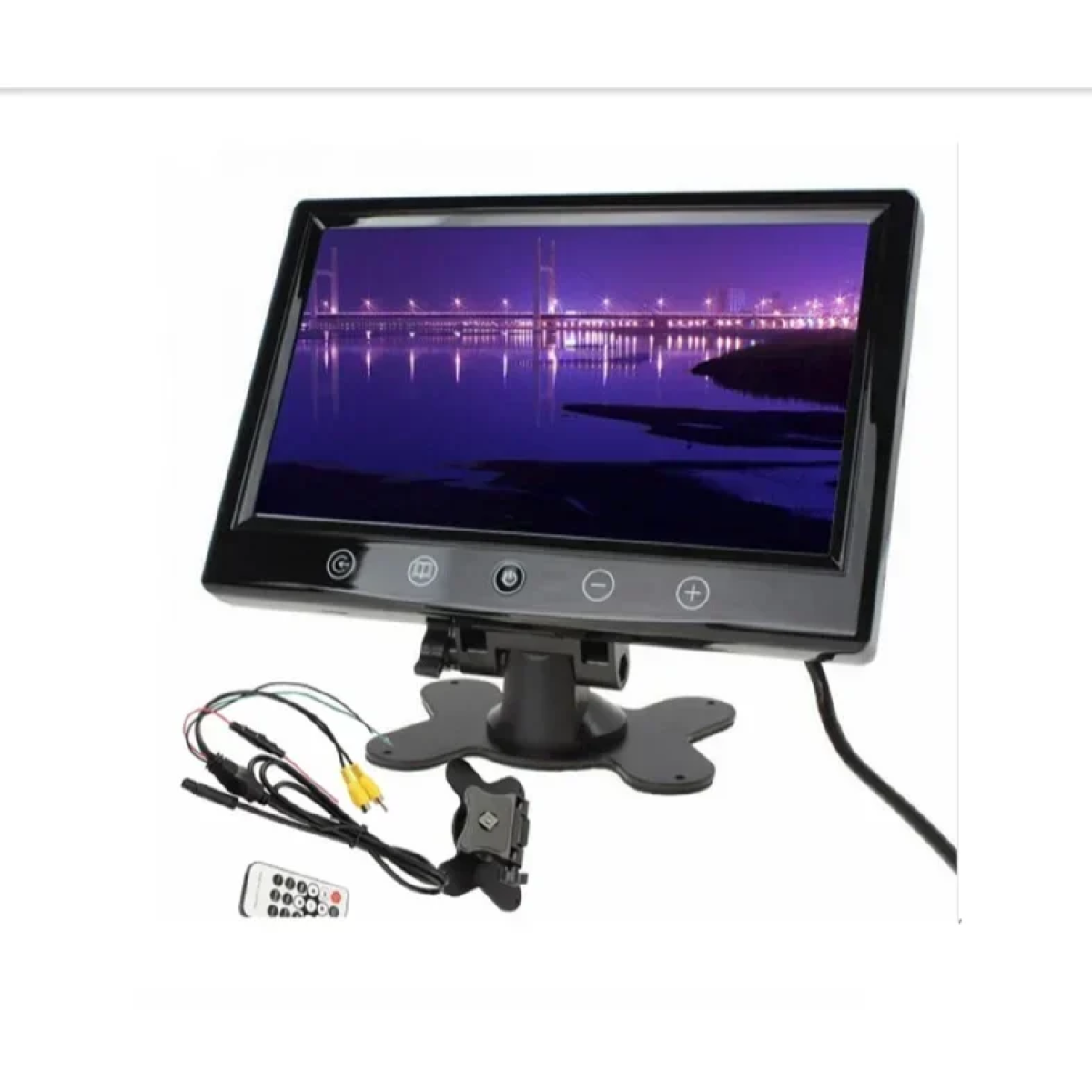 LCD Οθόνη Μόνιτορ 9″ HD TFT/LED Με Κουμπιά Αφής Και 2 Εισόδους Βίντεο