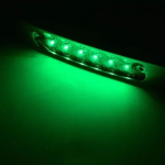 LED (12) όγκου 16cm 12V με πράσινο φωτισμό OEM – ασημί - Image 2