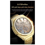LG72 Pro Max Smartwatch Χρυσό