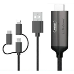 Καλώδιο USB σε HDTV 3in1 4K HDR Andowl Q-HD352