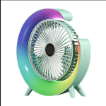Μίνι Ανεμιστήρας Επιτραπέζιος Με Φωτισμό Led Rgb ARRANGO AFS49249