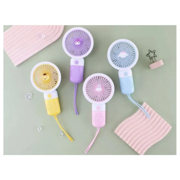 Mini Fan Dd5639 Ανεμιστήρας Χειρός Σχέδιο Ροζ